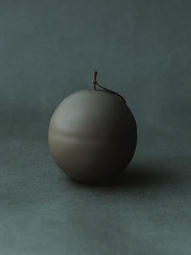LAWA Imperfect Sphere Candle - Beautiful Handmade Pillar Scented Soy Wax Elegant Aesthetic Candle