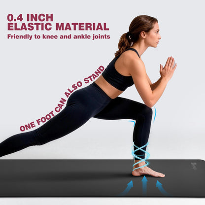 KEEP Extra Thick NBR Yoga Mat for Women & Men, 10mm Thick, 72”x24” Large Exercise Mat with Non-Slip