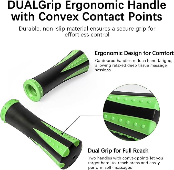 Muscle Roller Stick for Athletes - Deep Tissue Fascia Blaster & Roller Massager for Myofascial Pain