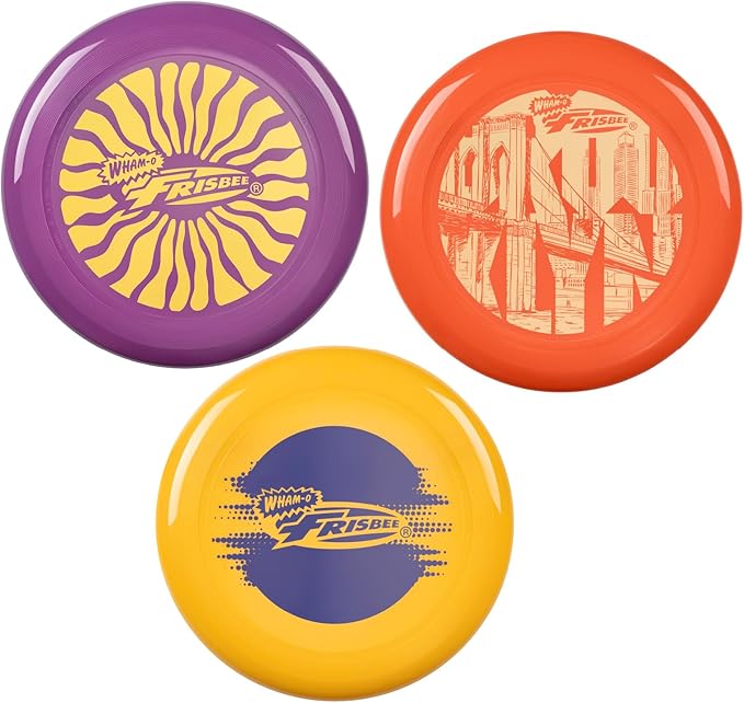 Wham-O Frisbee Cool Flyer Flying Disc, 9.95 Inch Sports Disc Lightweight Durable for Outdoor Beach