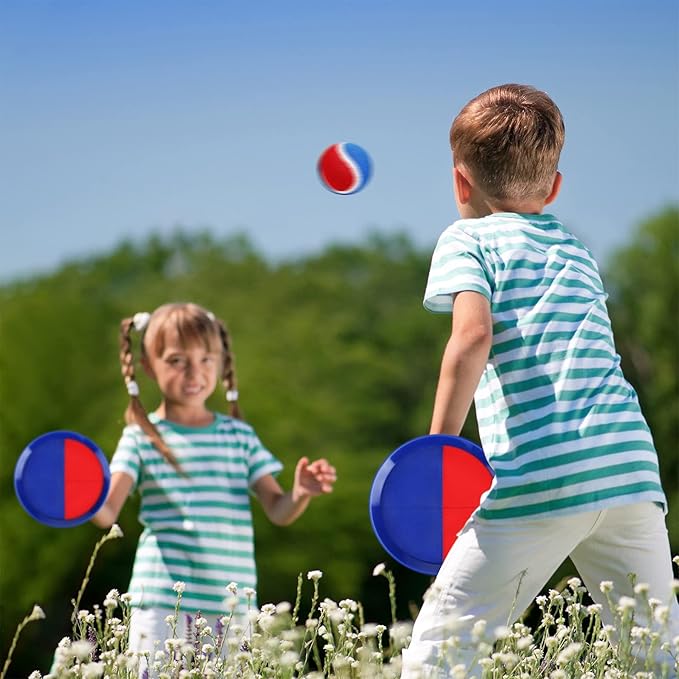 EVERICH Upgraded Toss and Catch Ball Game Set, Outdoor Games for Kids Outdoor Toys Yard Games