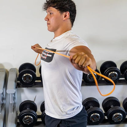 Serious Steel Fitness 37" Resistance Training Bands (Portable Exercise Band System Training Bands