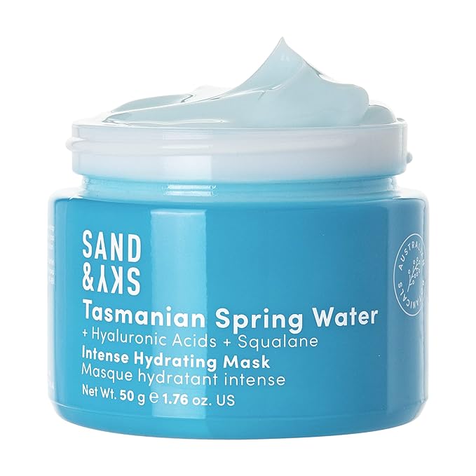 Sand & Sky Tasmanian Spring Water Intense Hydration Face Mask with Pentavitin & Hyaluronic Acid