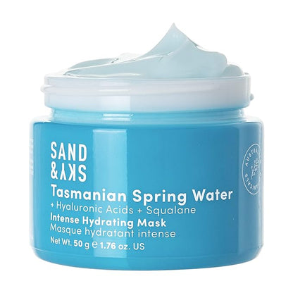 Sand & Sky Tasmanian Spring Water Intense Hydration Face Mask with Pentavitin & Hyaluronic Acid