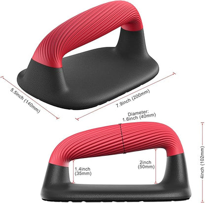 Kipika Push Up Bars, Pushup Stands, Anti-Slip Soft Plastic Push Up Handles, Bottom Anti-Slip Pad