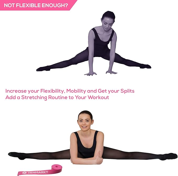 Zenmarkt Ballet Stretch Bands for Flexibility and Strength - Stretch Bands Ideal to Have as Dance
