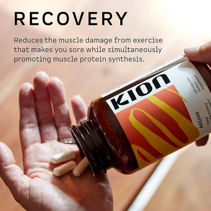 Kion Aminos Essential Amino Acids Capsules | The Building Blocks for Muscle Recovery, Reduced
