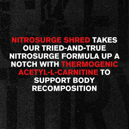 Jacked Factory NITROSURGE Shred Pre Workout Supplement - Energy Booster, Instant Strength Gains