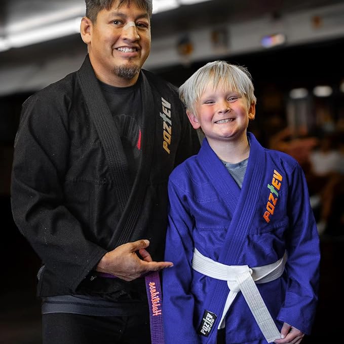 Kids Brazilian Jiu Jitsu Gi For Kids BJJ Gi Youth Grappling Kimonos Preshrunk Lightweight Martial