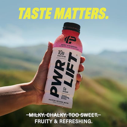 Whey Protein Water Sports Drink by PWR LIFT | Variety Pack | Keto, Vitamin B, Electrolytes, Zero