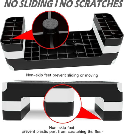 Aerobic Exercise Step, Adjustable Aerobic Stepper for Exercise, Workout Step Platform for Step Up