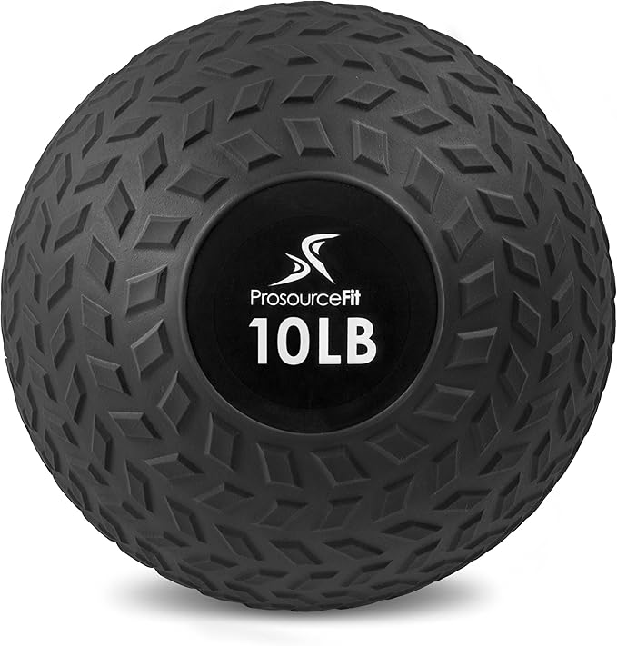 ProsourceFit Slam Medicine Balls 5, 10, 15, 20, 25, 30, 50lbs Smooth and Tread Textured Grip Dead