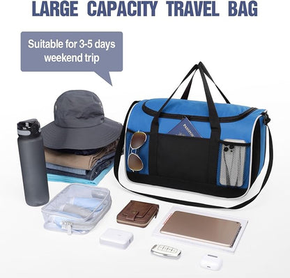 BuyAgain Duffle Bag, 17" Small Travel Carry On Sport Duffel Gym Bag.