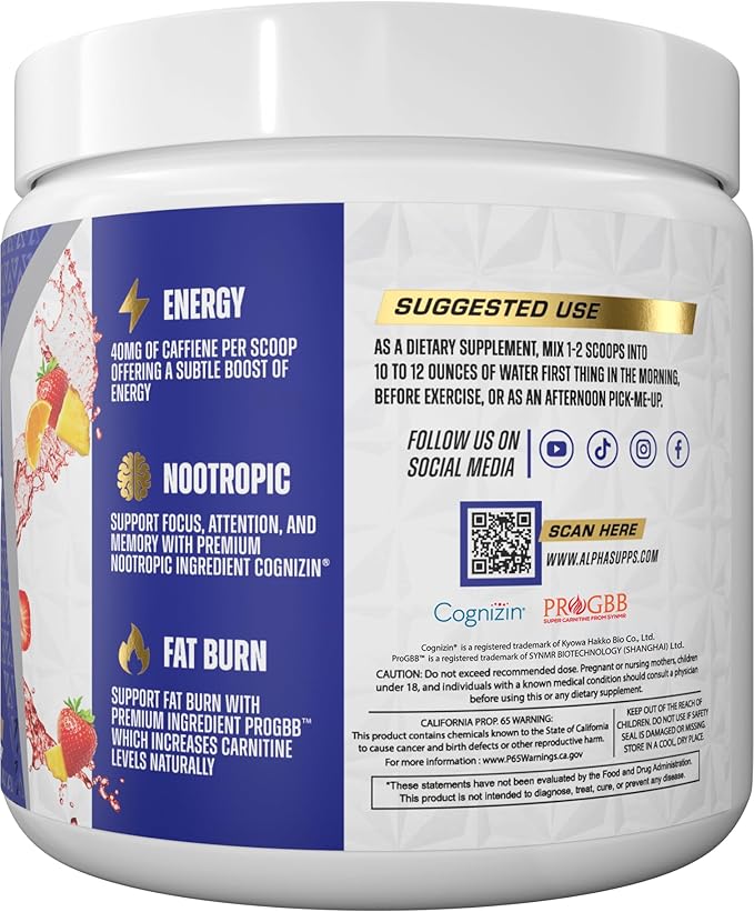 Amino NRG+ BCAA Amino Energy Recovery Powder - Hydration Blend with Electrolytes - Focus Blend for