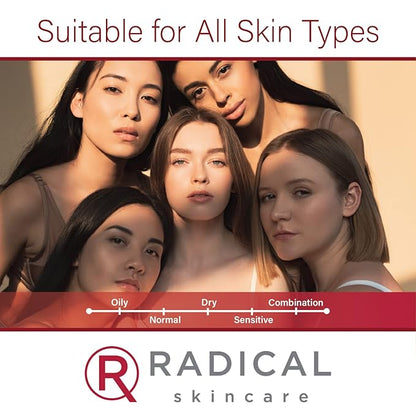 Radical Skincare Express Delivery Facial Enzyme Peel Mask Cleanser Exfoliator - Reveal Smooth