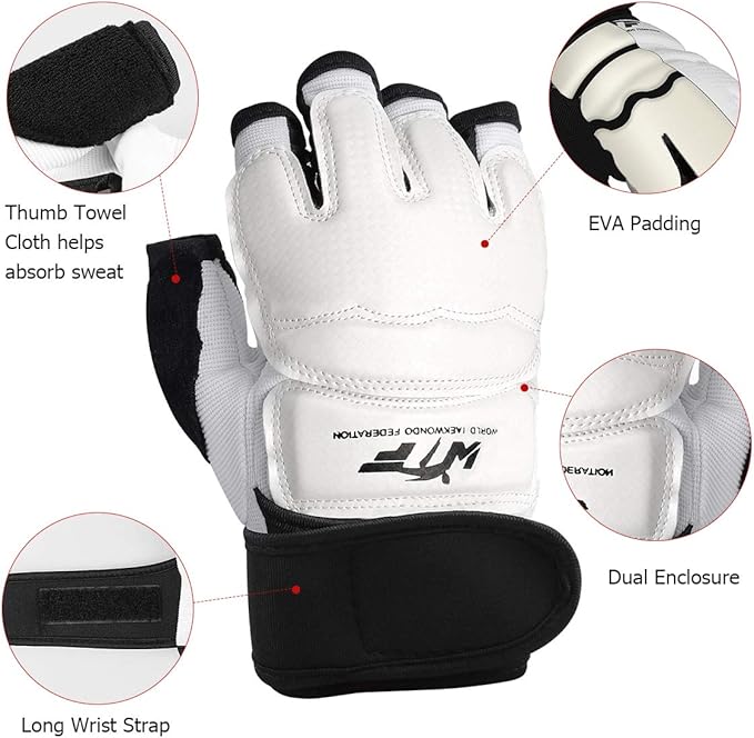 Punch Bag Training Gloves, LangRay MMA Grappling Gloves for Sparring Martial Arts Boxing Training