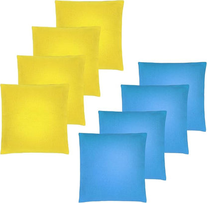 Set of 8 Regulation Cornhole Bags Double Sided, Weather Resistant Bean Bags for Cornhole Toss Game