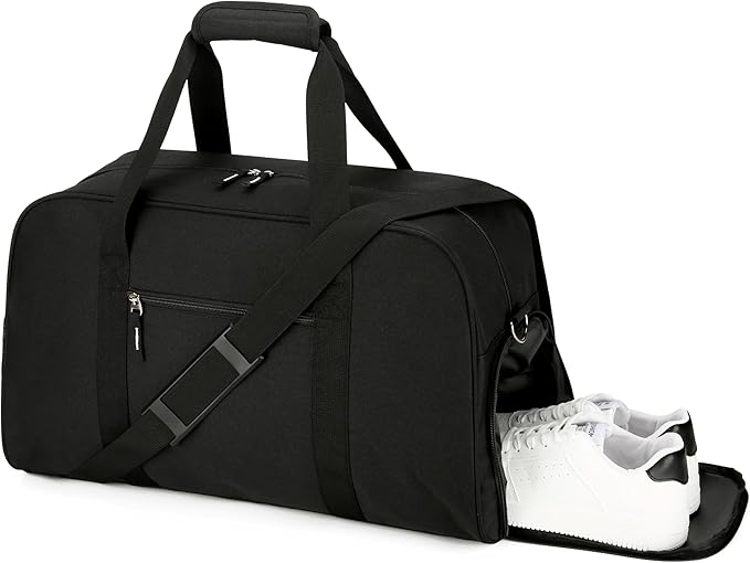 Searock 21 Inch Gym Bag with Shoe Compartment, Sports Duffle Bag for Travel, Carry On Duffel Bag