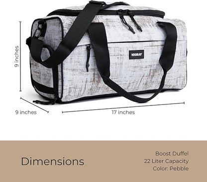 Vooray 22L Boost Duffle Bag – Small Gym Bag for Men and Women, Lightweight Travel Duffel with Shoe