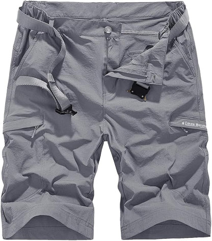 Quick Dry Hiking Shorts Men's Cargo Casual Outdoor 4-Way Stretchy Lightweight Summer Short with