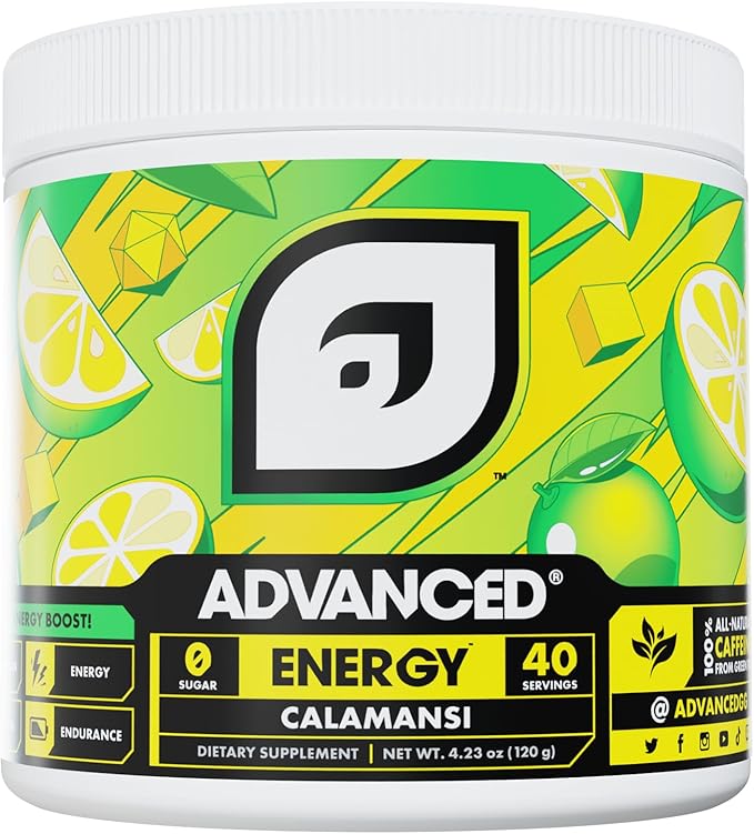 Advanced Energy - Energy Boosting Formula with Electrolytes for Hydration - L-Theanine to Combat