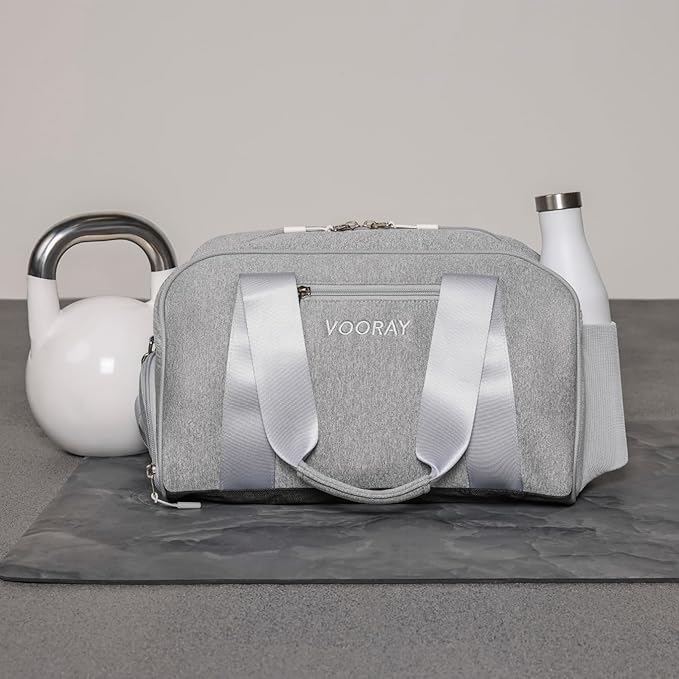 Vooray Burner Gym Duffel Bag, Gym Bag for Women and Men with Shoe Compartment, Weekender, Overnight