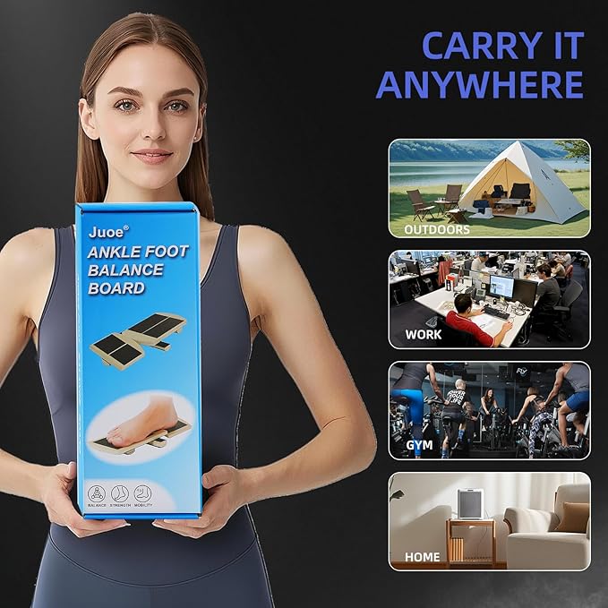Juoe Ankle Foot Strengthener Trainer for Sprained Ankle,Balance Board,Stability Exercises,Physical