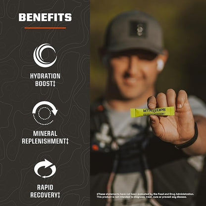 MTN OPS Electrolytes Powder Packets, Sugar Free Hydration Packets, Gluten-Free Hydration Powder