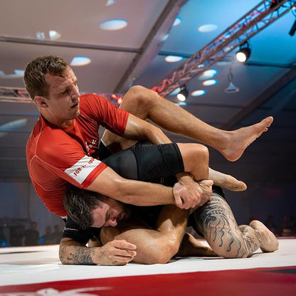 Gold BJJ Foundation Rash Guard - Ranked No-Gi and Gi Jiu Jitsu Rashguard