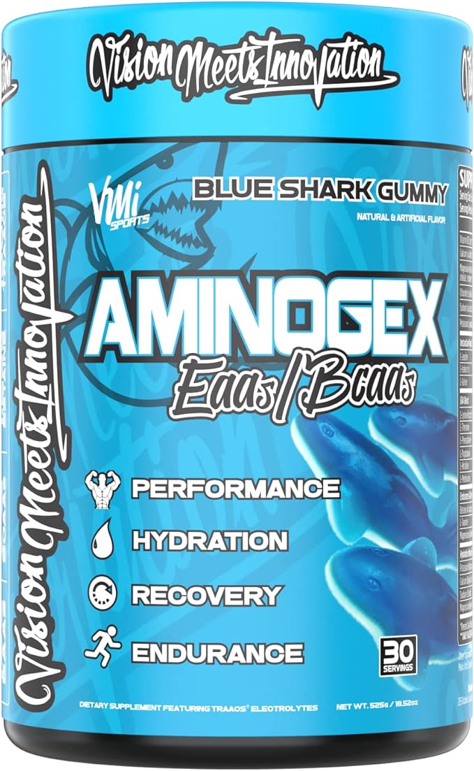 VMI Sports Aminogex Ultra | EAA + BCAA Powder | Amino Acid + Hydration Recovery Drink with