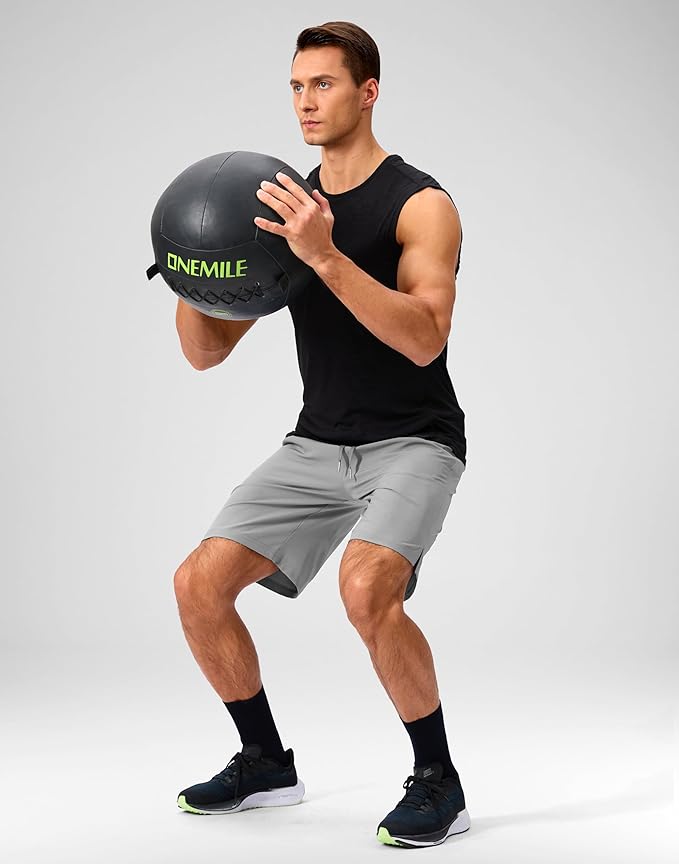 Men's Running Shorts with Zipper Pockets 9 Inch/ 7 Inch / 5 Inch Lightweight Quick Dry Gym Workout