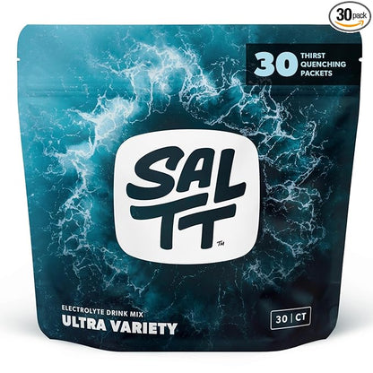 SALTT Electrolytes Powder Packets, Ultra Variety Pack (30 Packets) - Magnesium, Potassium, Sodium