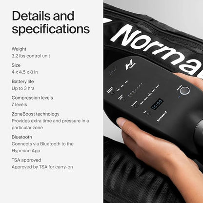 Hyperice Normatec 3 - Recovery System with Patented Dynamic Compression Massage Technology