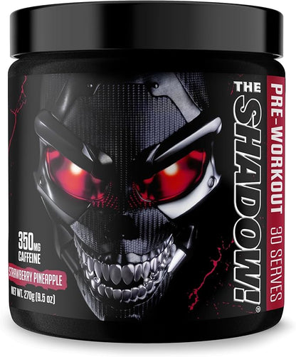 JNX SPORTS The Shadow! 350mg of Caffeine Hard Core Preworkout - Strawberry Pineapple 30 Servings |
