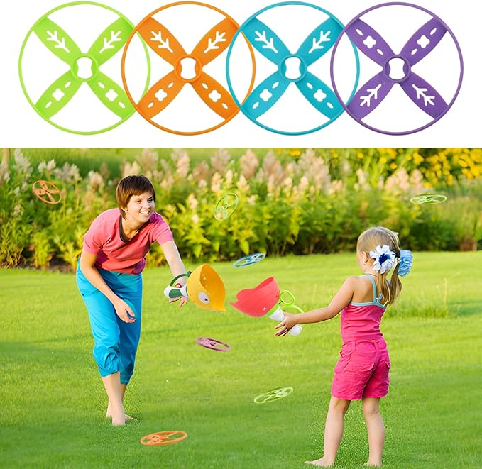 Outside Toys for Kids Ages 4-8, 24 Pack Flying Discs Supplement Set - Compatible with Most Handheld