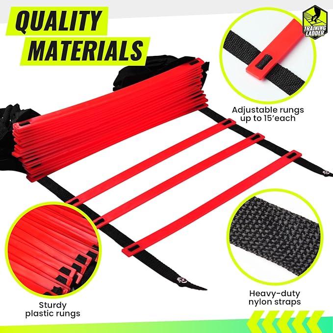 Teenitor Agility Ladder Speed Ladder Training Ladder for Soccer, Speed, Football Fitness Feet