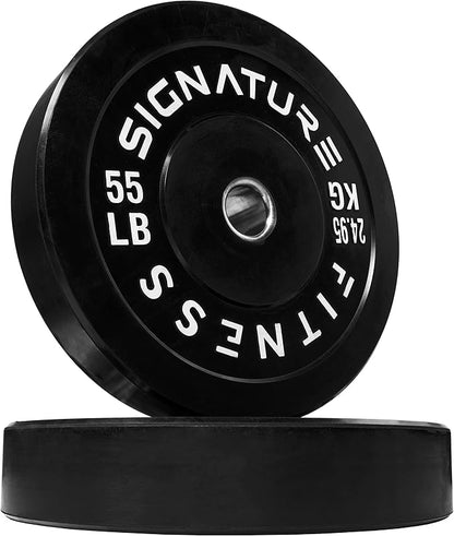 Olympic Bumper Plates Set, 2" Weight Plates for Strength Training & Weightlifting, Paris or Set or