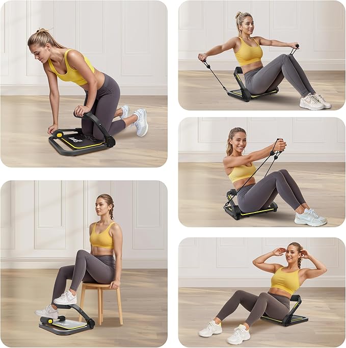 Ab Workout Equipment, Ab Machine for Stomach Workout, Ab Trainer Machine for Home, Sit Up Machine