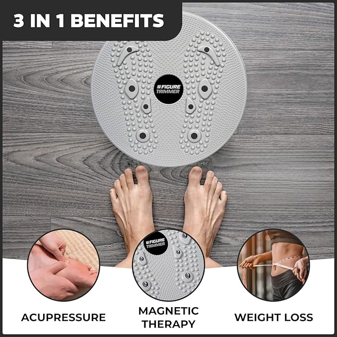 Daiwa Felicity Figure Trimmer Ab Twister Board - Waist Twister Machine for Core & Abs Exercise