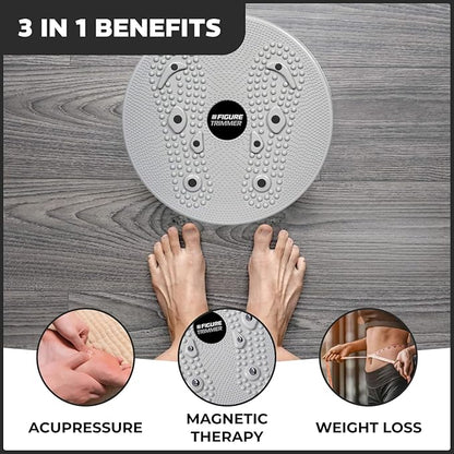 Daiwa Felicity Figure Trimmer Ab Twister Board - Waist Twister Machine for Core & Abs Exercise