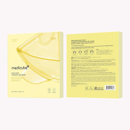 medicube Kojic Acid Turmeric Brightening Gold Jelly Gel Mask | Overnight Face Mask for Glass Glow