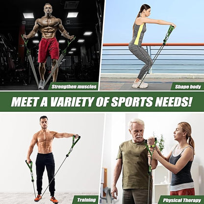Heavy Resistance Bands for Working Out, 350lbs/450lbs Exercise Bands with Handles, Workout Bands