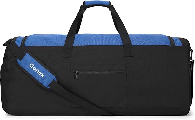 Gonex Gym Duffel Bag with Shoe Compartment Wet Pocket, Large Capacity Sports Duffle Bag for Men