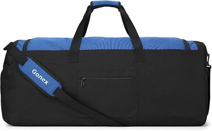 Gonex Gym Duffel Bag with Shoe Compartment Wet Pocket, Large Capacity Sports Duffle Bag for Men