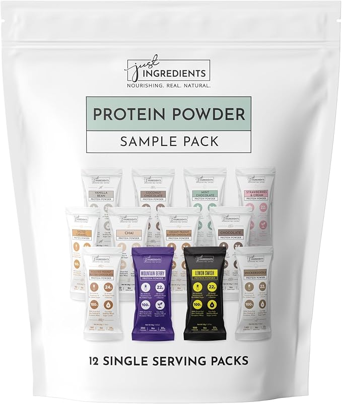 Protein Powder Made with 100% Grass Fed, Non Denatured Whey | Four Different Protein Sources from