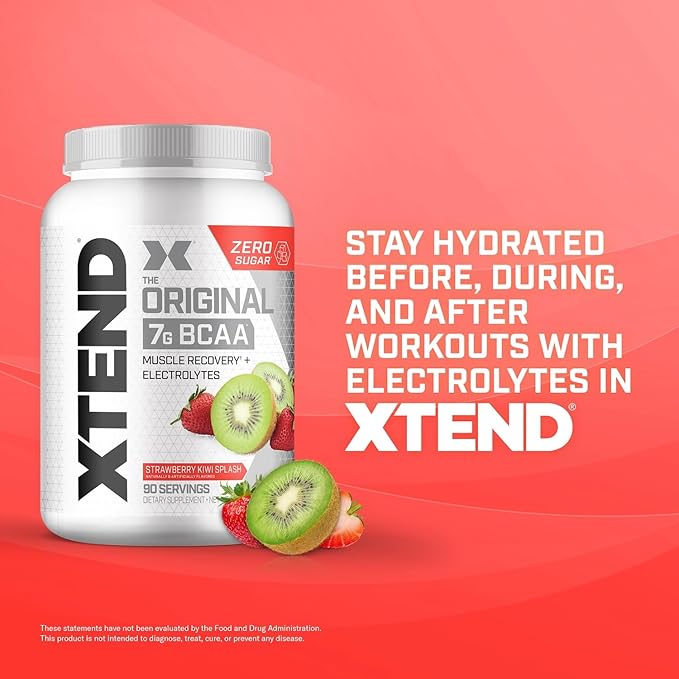 Xtend XTEND Original BCAA Powder 7g BCAA and 2.5g L-Glutamine, Sugar Free Post Workout Muscle