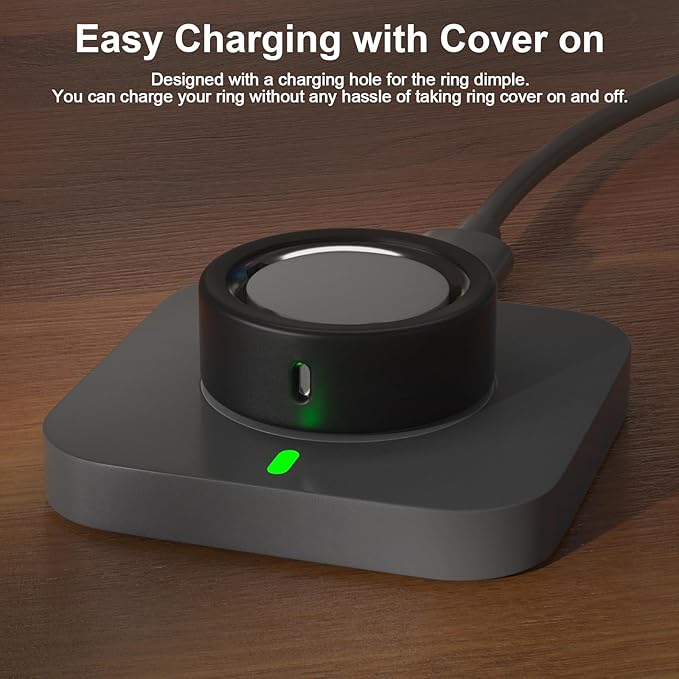 5 Pack Cover Compatible with Oura Ring Gen 4/Oura Ring Gen 3 Horizon/Heritage, Surport Charging