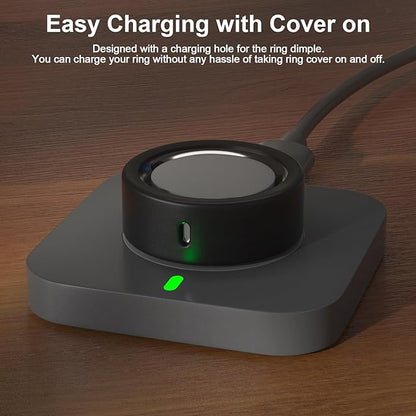5 Pack Cover Compatible with Oura Ring Gen 4/Oura Ring Gen 3 Horizon/Heritage, Surport Charging
