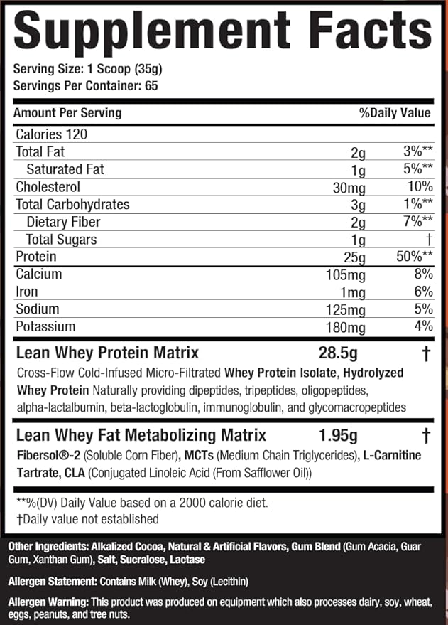 Musclesport Lean Whey Revolution??Protein Powder - Whey Protein Isolate - Low Calorie, Low Carb