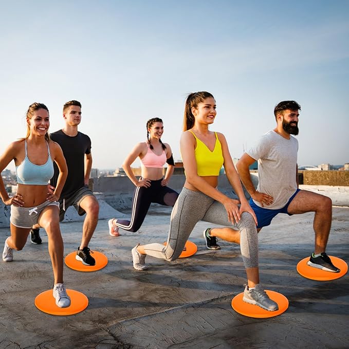 Wettarn 24 Pcs Core Sliders for Working Out Abdominal Exercise Gliding Discs Dual Sided Workout